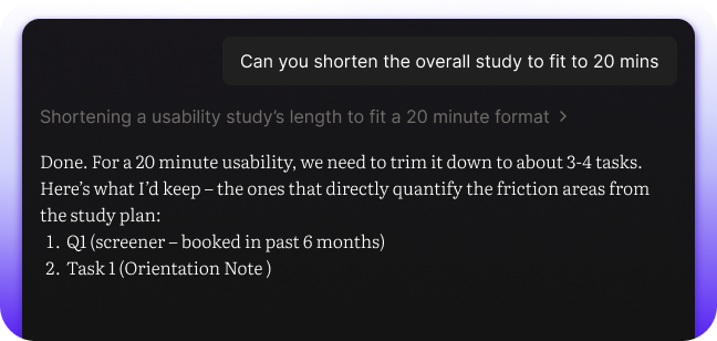 AI trims the study to a 20 minute format