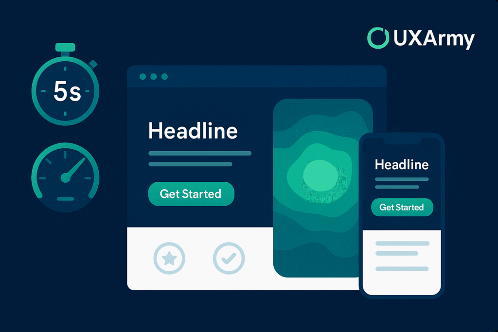 How to boost landing page UX in 5 seconds-first impressions