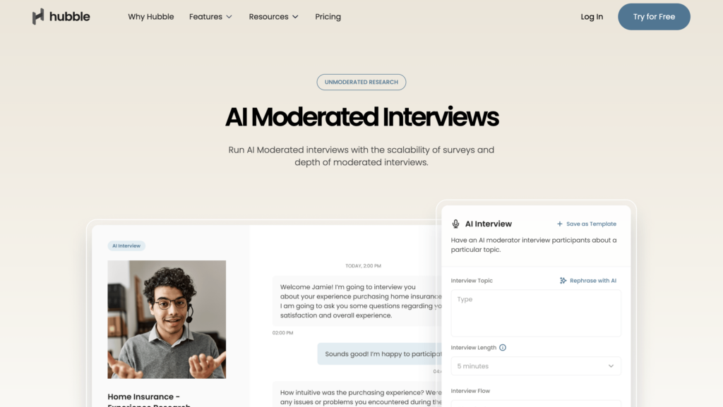 15+ Best Usability Testing Tools & Software to Use in 2026 11 Hubble dashboard image