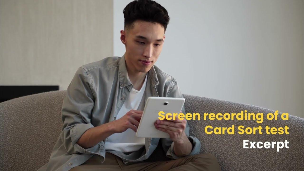 Card Sorting Excerpt from participant feedback