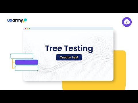 How to create a Tree Testing on UXArmy platform