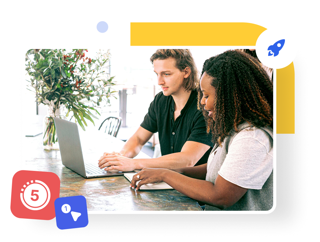 A team using the UXArmy platform to run five second testing, validating design variations and first-click features within a single test.