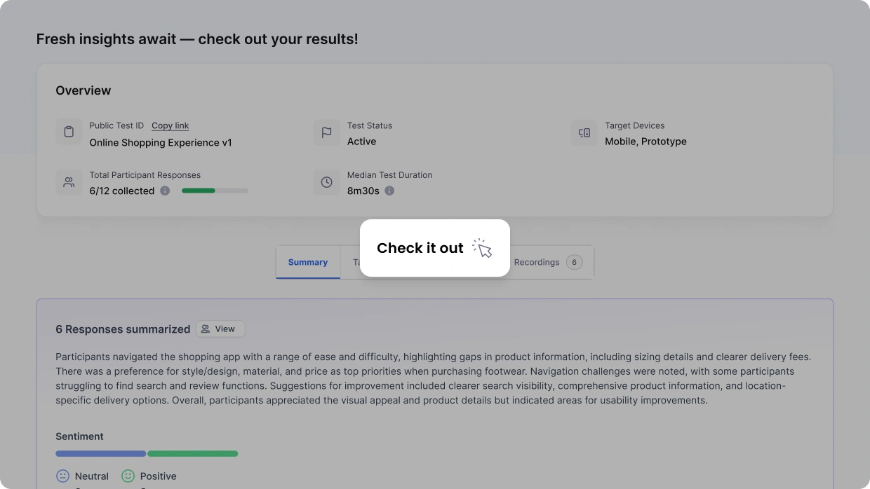 Experience the Interactive Test