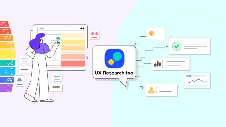 Dashboard view of Figma UX research tool integration for usability testing setup.