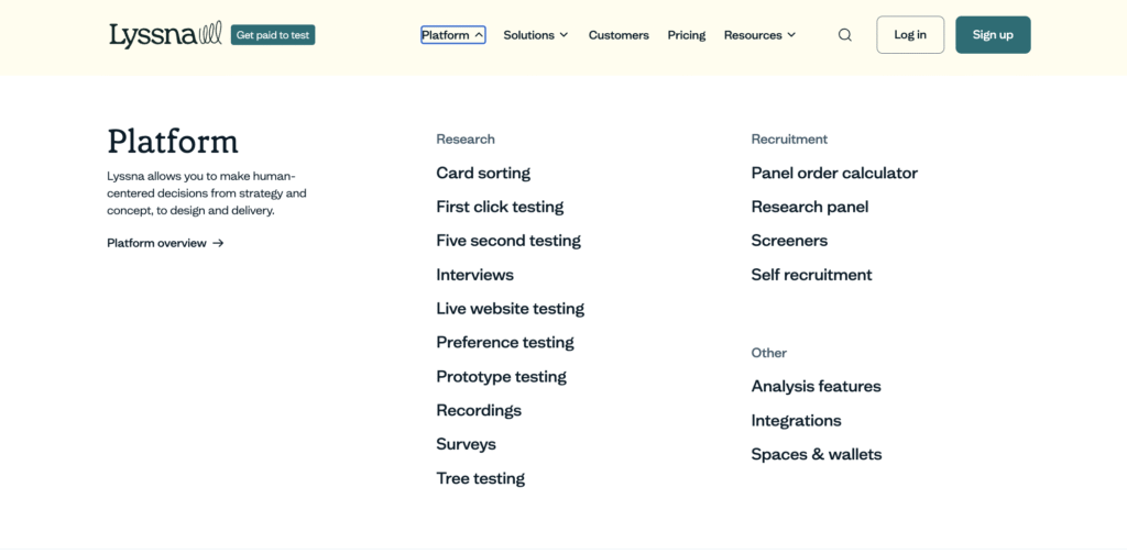 Lyssna vs UXArmy Compared: Which Is the Better Alternative for UX Research 13 Lyssna Platform overview lacks Mobile App Testing