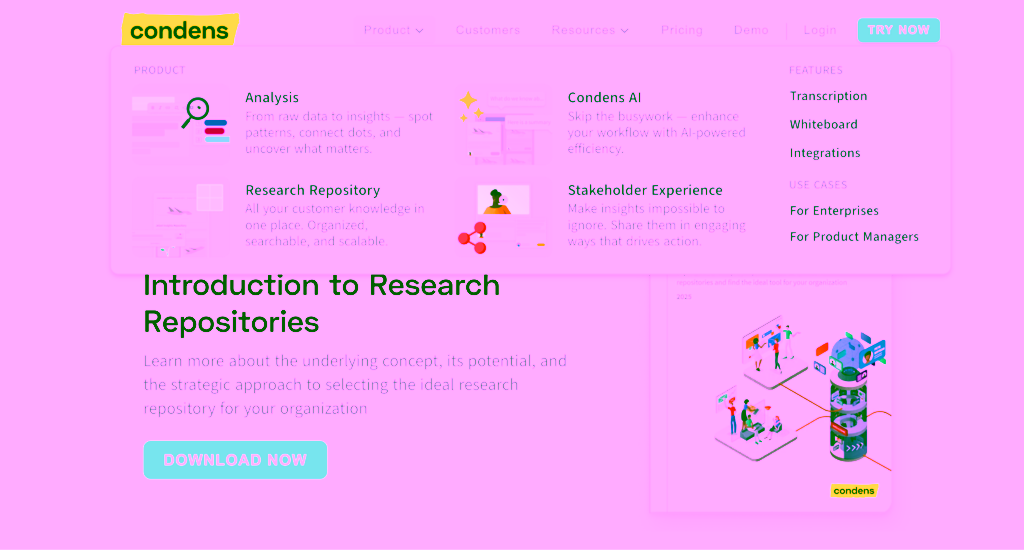 Condens product overview