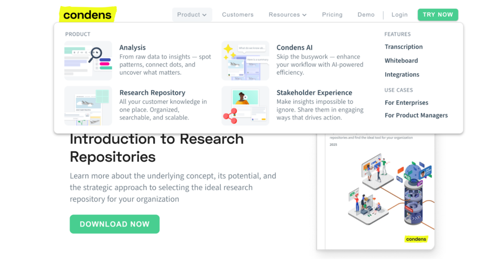 Condens product overview