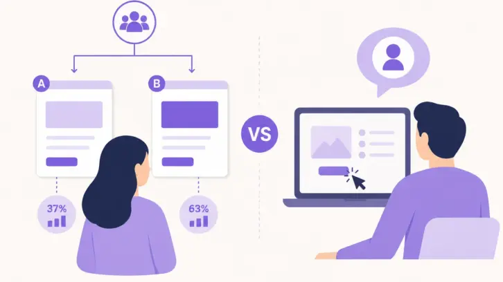 ab testing vs usability testing